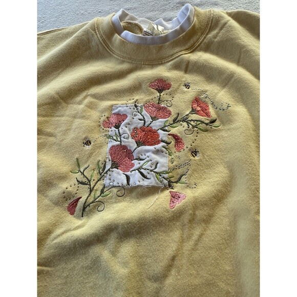 Vtg Decorated Originals Womens Size Med Sweatshirt Pullover Embroidered spring - Picture 7 of 16